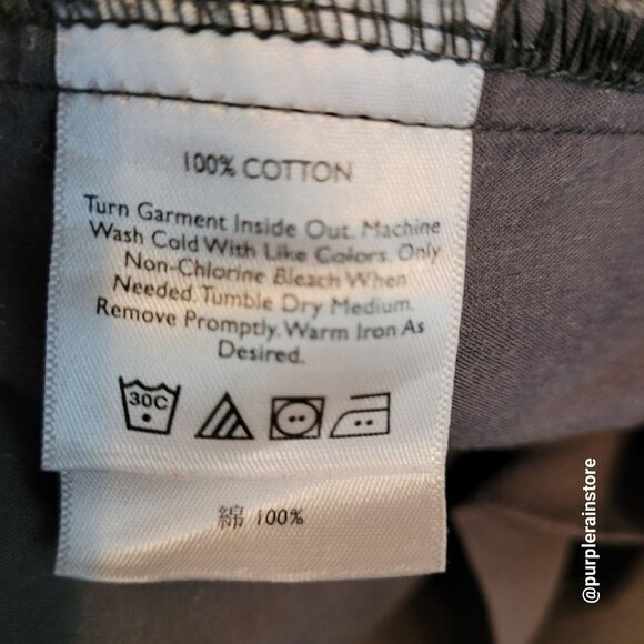 Eddie Bauer Cargo Pants 10 Rip Stop Type 46-1-18-C Mid Rise Gray Gorpcore - Picture 8 of 16